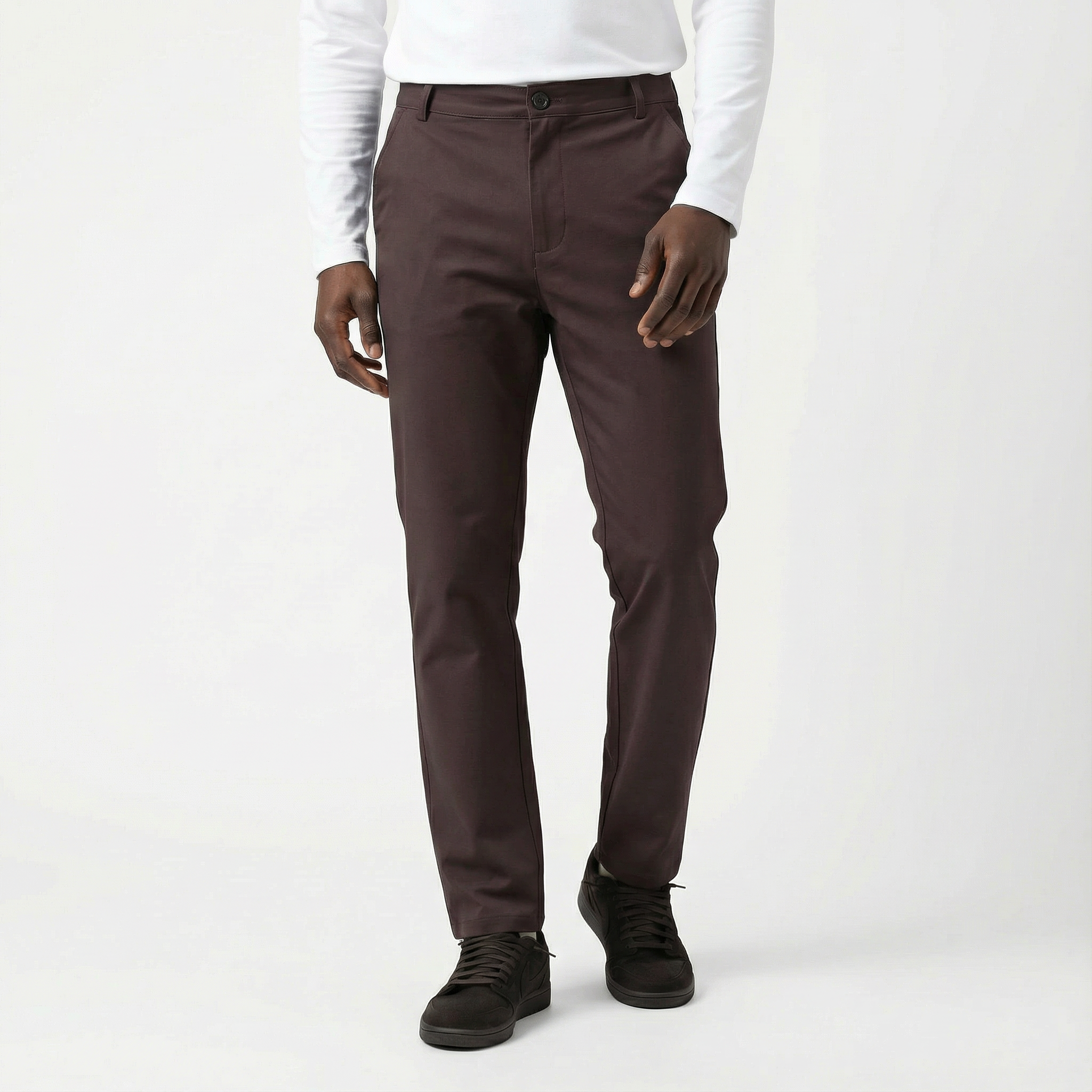 The Slim Tapered Trouser Brown
