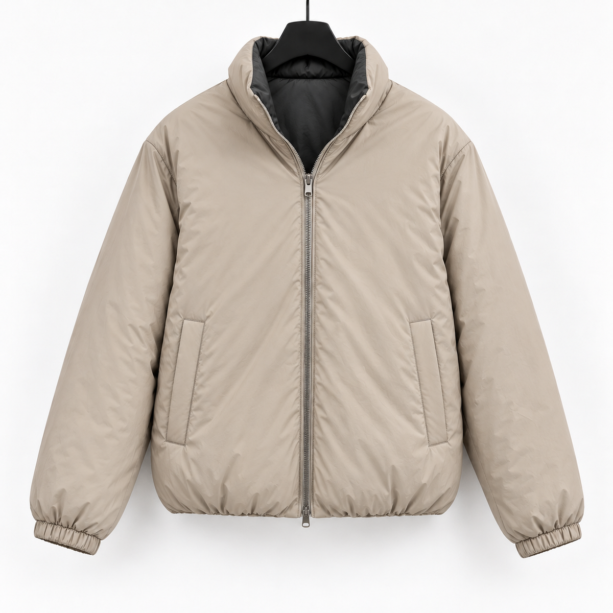 The Signature Reversible Jacket Black